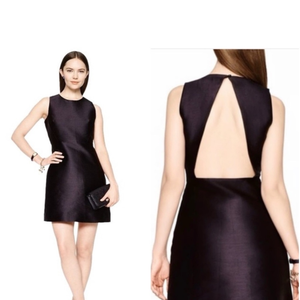 Kate Spade New York- Fancy Meeting You Here - Little Black Backless Dress - NWT